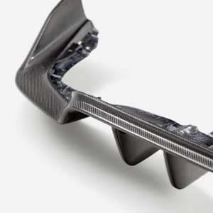 Honda Civic Rear Diffuser - Seibon - MB-Style - Carbon Fiber - 2023+